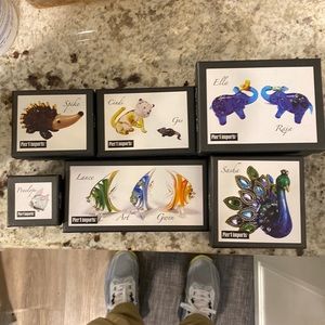 Pier 1 imports glass figurines- retired hard to find